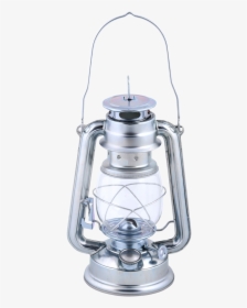 Hurricane Lamp Oil Lantern Silver - Oil Lamp, HD Png Download, Free Download