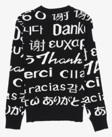 Chinatown Market Multi Language Jacquard Knit Crewneck - Sweater, HD Png Download, Free Download