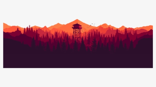 Firewatch Wallpaper Dual Monitor, HD Png Download, Free Download