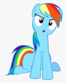 Rainbow Dash Confused Face, HD Png Download, Free Download