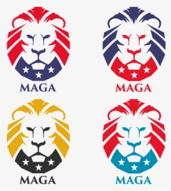 Transparent Maga Hat Png - Trump White Nationalist Lion Logo, Png Download, Free Download