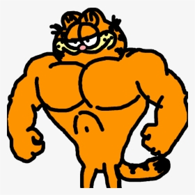 Buff Garfield, HD Png Download, Free Download