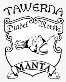 Manta Logo Black And White - Illustration, HD Png Download, Free Download