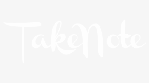 Copy Of Takenote Logo White - Jhu Logo White, HD Png Download, Free Download