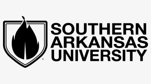 Southern Arkansas University Black And White Logo, HD Png Download, Free Download