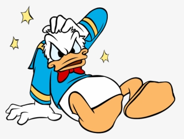 Donald Duck In Bathing Suit Confident Playing Golf - Donald Duck, HD Png Download, Free Download