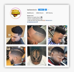 Barber Instagram Account - Barbers To Follow On Instagram, HD Png Download, Free Download