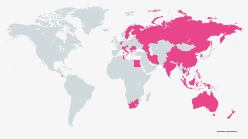 World Population Map By Continent, HD Png Download, Free Download