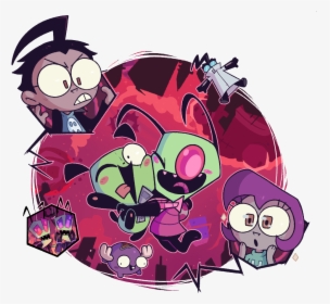 I Truly Enjoyed Every Moment Of Invader Zim - Invader Zim Pizza Sticker, HD Png Download, Free Download