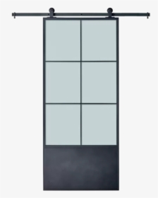 Metal And Glass Sliding Barn Door, HD Png Download, Free Download