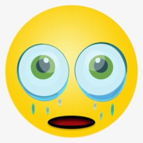 Graphic Sad Smiley Emoticon Free Photo - Sad Emoji Png Cartoon, Transparent Png, Free Download