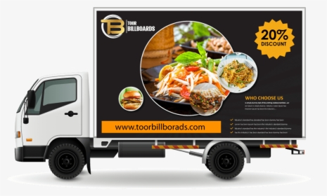 Mobile Billboard Advertising And Promotions Company - Advertisement On Trucks, HD Png Download, Free Download