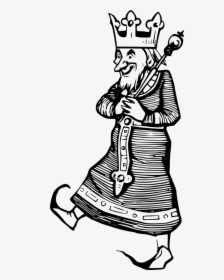 King Clipart Black And White, HD Png Download, Free Download
