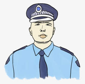An Illustration Of Peter Dutton In Police Uniform - Australian Police Man Cartoon, HD Png Download, Free Download