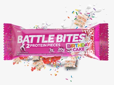 Battle Bites Birthday Cake Bar 62g"  Data-large Image="//cdn - Battle Bites Red Velvet, HD Png Download, Free Download