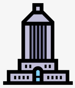 Vector Illustration Of Office Tower Symbol, HD Png Download, Free Download