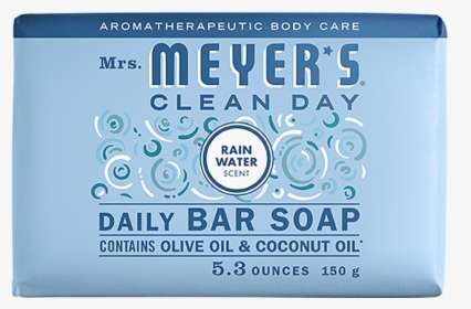 Mrs Meyers Rain Water Daily Bar Soap - Wallet, HD Png Download, Free Download