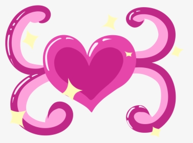 Heart Png Clipart - Pink Heart Cutie Mark, Transparent Png, Free Download