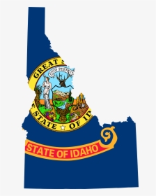Idaho State Flag Map, HD Png Download, Free Download
