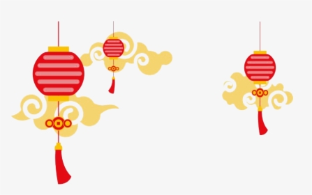 Red Chinese Lamp Png Image - Transparent Background Chinese Lanterns Png, Png Download, Free Download