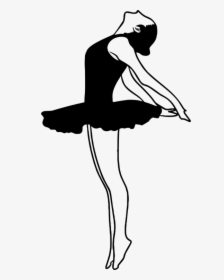 Performing Arts,art,monochrome Photography - Ballet Dancer Line Drawing, HD Png Download, Free Download