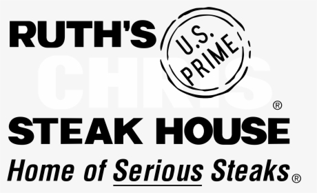 Ruth"s Chris Steak House Logo Black And White - Calligraphy, HD Png Download, Free Download