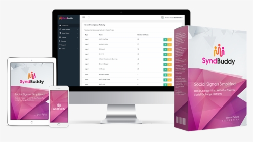 Syndbuddy-review - Syndbuddy, HD Png Download, Free Download