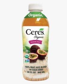 100% Passion Fruit Fruit Juice Blend - Ceres Organic Mango Juice, HD Png Download, Free Download