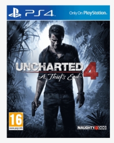 Uncharted 4 Ps4 Cover, HD Png Download, Free Download