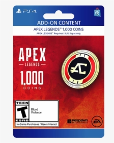 Apex Coins Ps4 - Apex Legends 1000 Coins, HD Png Download, Free Download