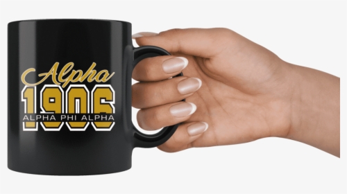 Alpha Phi Alpha Black Mug - Mug, HD Png Download, Free Download