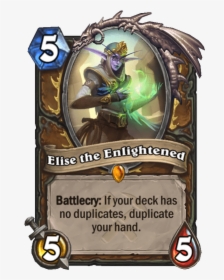 Hearthstone Elise The Enlightened, HD Png Download, Free Download