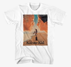 Movie Poster Karate Kid T-shirt - White Def Leppard T Shirt, HD Png Download, Free Download