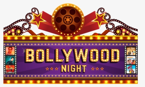 Bollywood Night Text Png, Transparent Png, Free Download