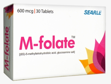 M Folate 600mcg - Graphic Design, HD Png Download, Free Download
