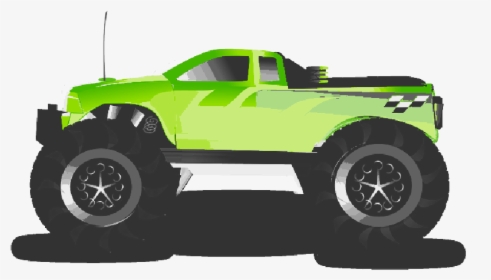 Cross, Car, Cartoon, Truck, Sports, Public, Domain - Transparent Background Monster Truck Png, Png Download, Free Download