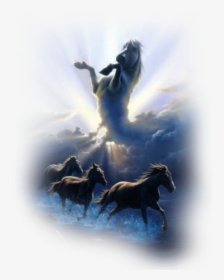 #freetoedit #sticker #horses #horse #clouds #caballo - Jim Warren Wild Spirit, HD Png Download, Free Download