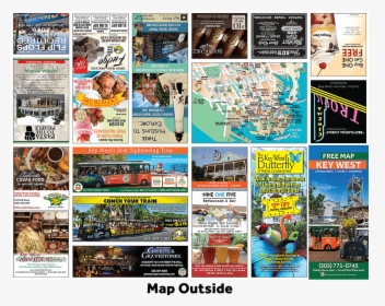 Picture Of Key West Free Map Brochure Outside - Online Advertising, HD Png Download, Free Download