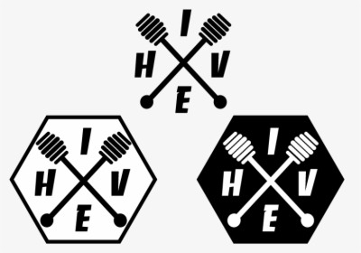 Hive Cross Logo Banco Honeysticks Cross Hive Illustrator - Graphic Design, HD Png Download, Free Download