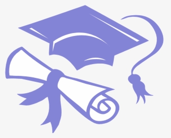 Purple Graduation Cap Clip Art, HD Png Download, Free Download