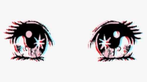 Anime Eyes Blurry Freetoedit - Sad Anime Girl Eyes, HD Png Download, Free Download