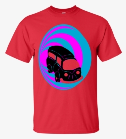 Time Machine Van Hippie Bus T Shirt & Hoodie - T-shirt, HD Png Download, Free Download