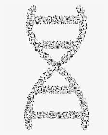 Dna Clipart Black And White - Musical Dna, HD Png Download, Free Download