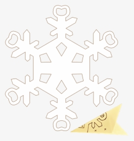 Transparent Snowflake Png Background - Motif, Png Download, Free Download
