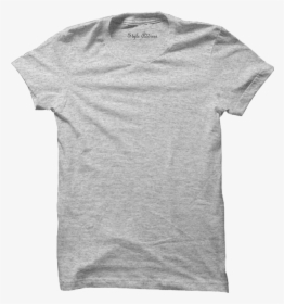 Melange Grey Plain Tee - Never Trust A Big Butt And A Smile Tshirt, HD Png Download, Free Download