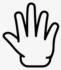 Release Hand Fingers Five - Finger, HD Png Download, Free Download