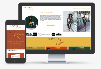 I Am Website Mock - Website, HD Png Download, Free Download