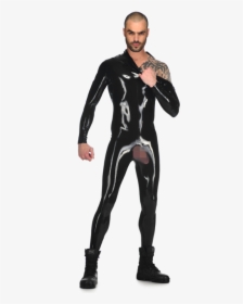 Exposed Catsuit - Latex Suit With Cock Exposed, HD Png Download, Free Download