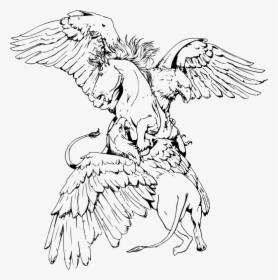 Griffons And Prey By Ladyofhats - Coloring Book, HD Png Download, Free Download