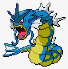 Pokemon Gyarados Pixel Png, Transparent Png, Free Download